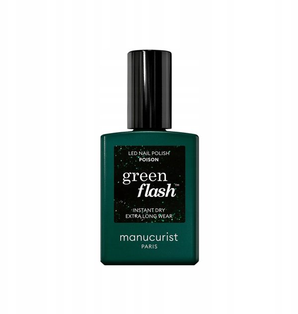 MANUCURIST_Green Flash Led Gel Nail Lacquer lakier do paznokci Poison 15ml