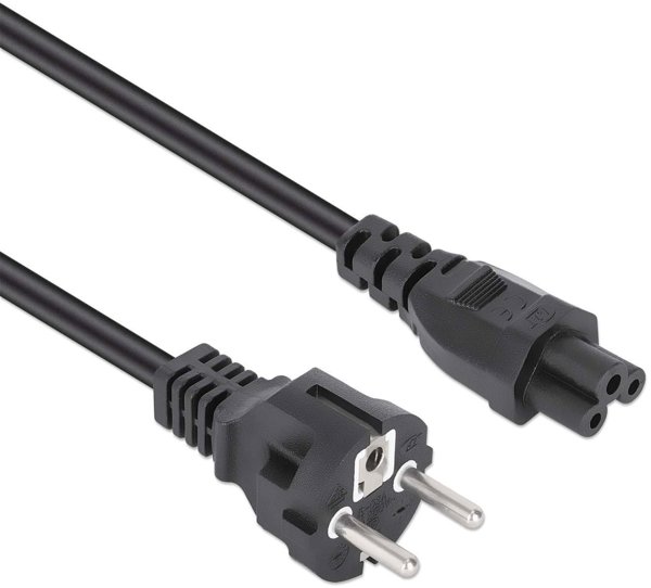 Manhattan καλώδιο τροφοδοσίας Μαύρο 3 μ CEE7/7 IEC C5