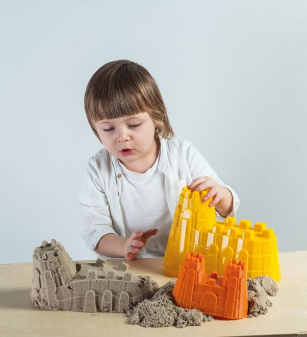 Marioinex Mini Castle - Σετ Καλούπια Άμμου για Παιδιά, Πλαστικά, 5 Τεμάχια
