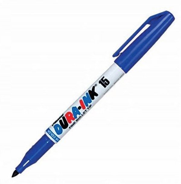 Μαρκαδόρος DURA-INK15 FINE, μπλε, 1 mm