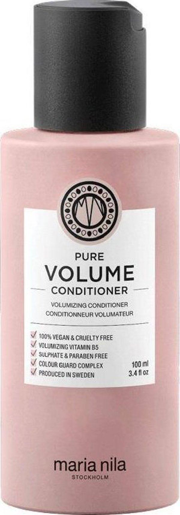 Maria Nila Pure Volume Conditioner Για Λεπτά Μαλλιά, Ενδυνάμωση & Όγκος, 100ml