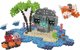 Marioinex Mini Waffle Treasure Island - Σετ Δομικών Παιχνιδιών 148 Τεμαχίων με 2 Φιγούρες