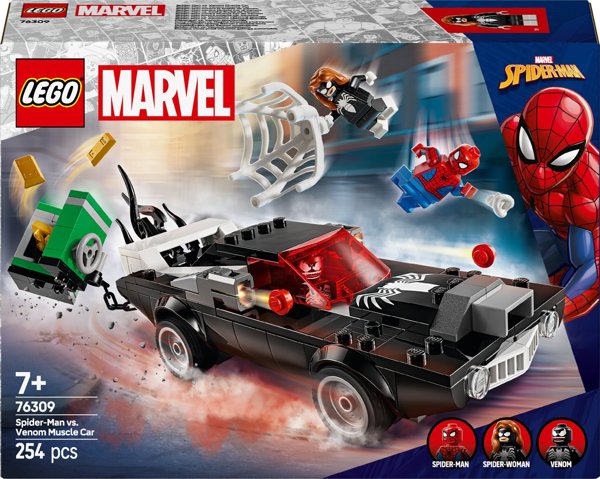 Marvel Spider-Man εναντίον muscle car Venoma (76309)