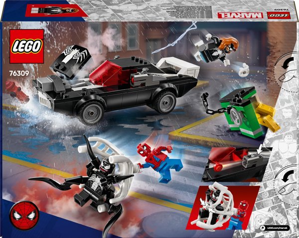 Marvel Spider-Man εναντίον muscle car Venoma (76309)