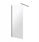 MARINA KABINA NATR WALK-IN 90CM CZARNY MAT/TRANSP
