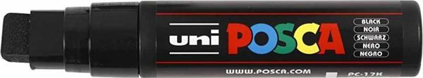 Μαρκαδόρος Posca μαύρος 15 mm