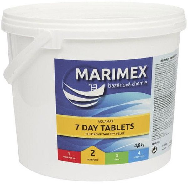 Marimex 7 Denní Ταμπλέτες Απολύμανσης Πισίνας 4.6kg - Χημικά Πισίνας