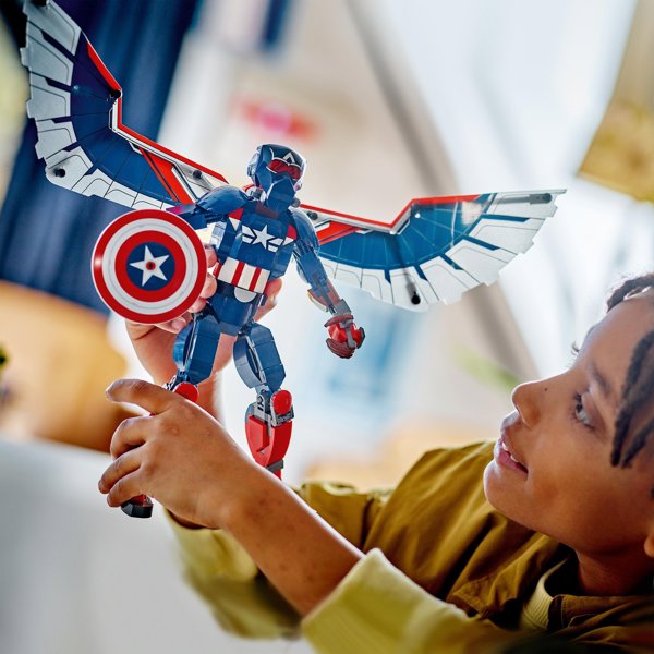 LEGO Marvel Captain America Construction Figure (76296) - Φιγούρα Δράσης