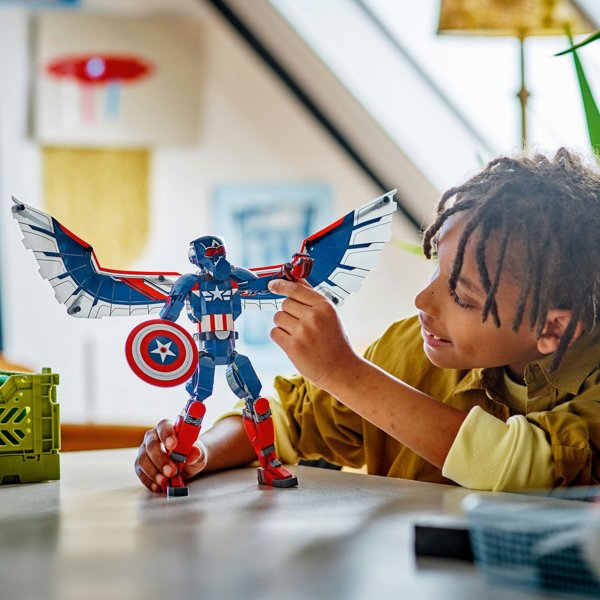 LEGO Marvel Captain America Construction Figure (76296) - Φιγούρα Δράσης
