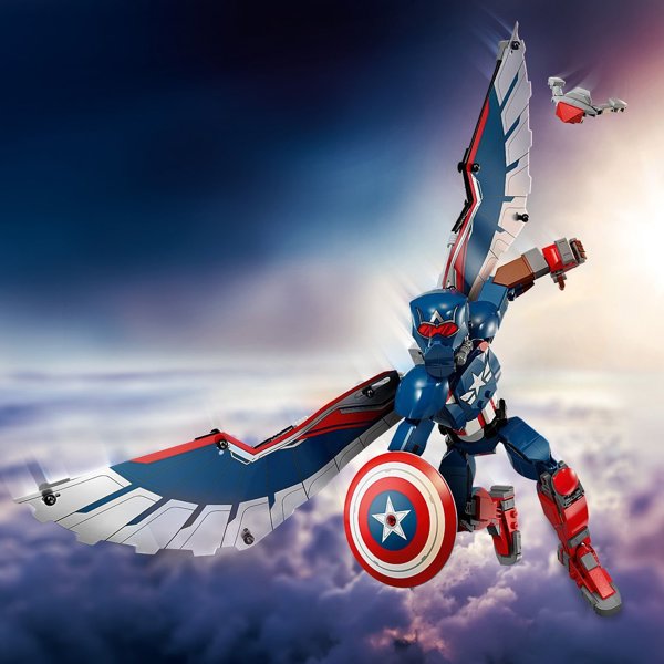 LEGO Marvel Captain America Construction Figure (76296) - Φιγούρα Δράσης