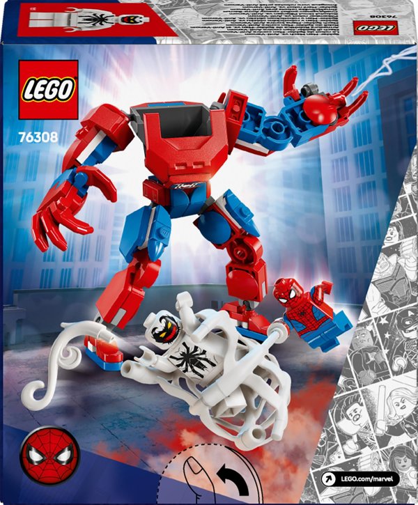 LEGO Marvel Mech Spider-Man εναντίον Anti-Venom (76308) - Φιγούρα Δράσης