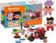 Marioinex Mini Waffle Fire Truck - Σετ Δομικών Παιχνιδιών 80 Τεμαχίων με 2 Φιγούρες