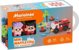 Marioinex Mini Waffle Fire Truck - Σετ Δομικών Παιχνιδιών 80 Τεμαχίων με 2 Φιγούρες