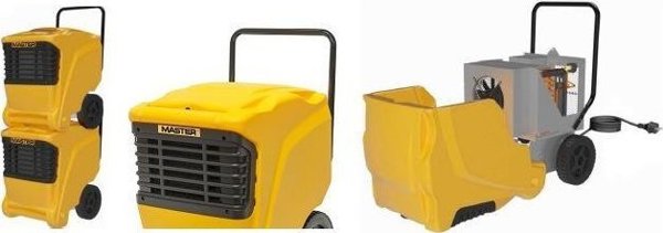 Επαγγελματικός αφυγραντήρας MASTER DHP 65 56L/24h πλαστική θήκη 4140.587