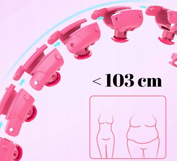 Gotel K717E Smart Hula Hoop Μασάζερ για Εκγύμναση και Ευεξία