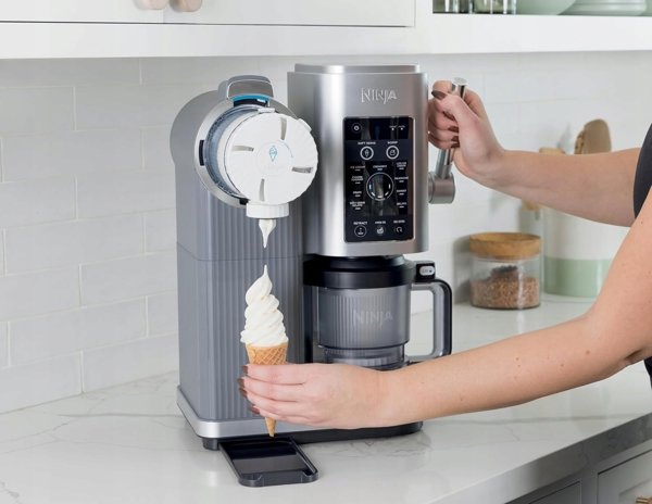 Ninja CREAMi NC701EU Μηχανή Παγωτού, 13 Λειτουργίες, 2 Δοχεία, Silver