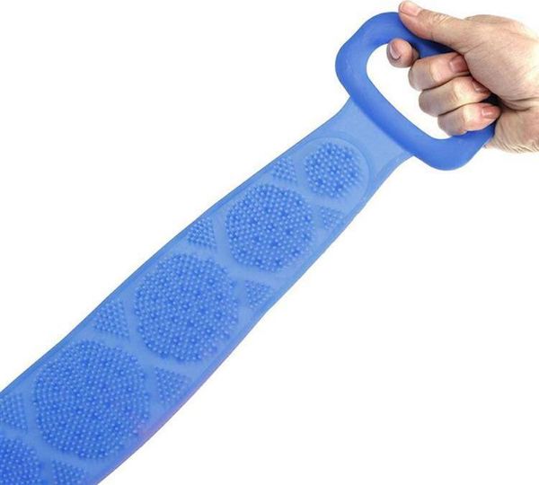 TopShine Μασάζ Σιλικόνης Διπλής Όψης για Πλάτη Μπλε AG672B