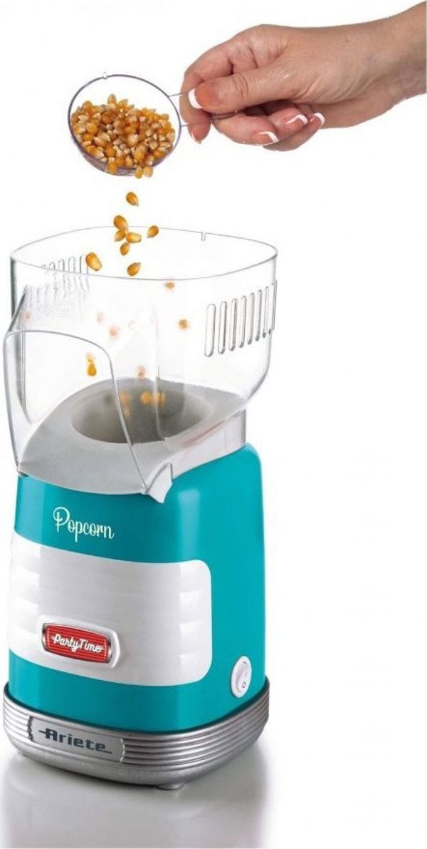 Ariete 2956/01 Partytime Μηχανή Ποπ Κορν, Ρετρό Σχεδιασμός, 1100W