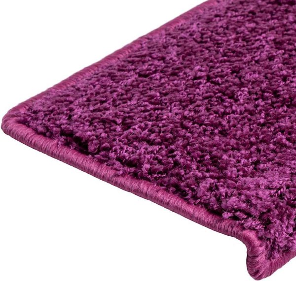 vidaXL Πατάκια Σκάλας 65x21x4 εκ. 30τμχ. Μωβ - Αντιολισθητικά Προστατευτικά Σκαλοπατιών