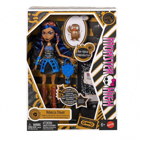 Mattel Monster High Robecca Steam Lalka kolekcjonerska Reprodukcja JHK59