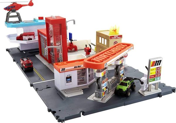 Matchbox   Prawdziwe Przygody Zestaw startowy Helikopter ratunkowy GVY82_GVY83