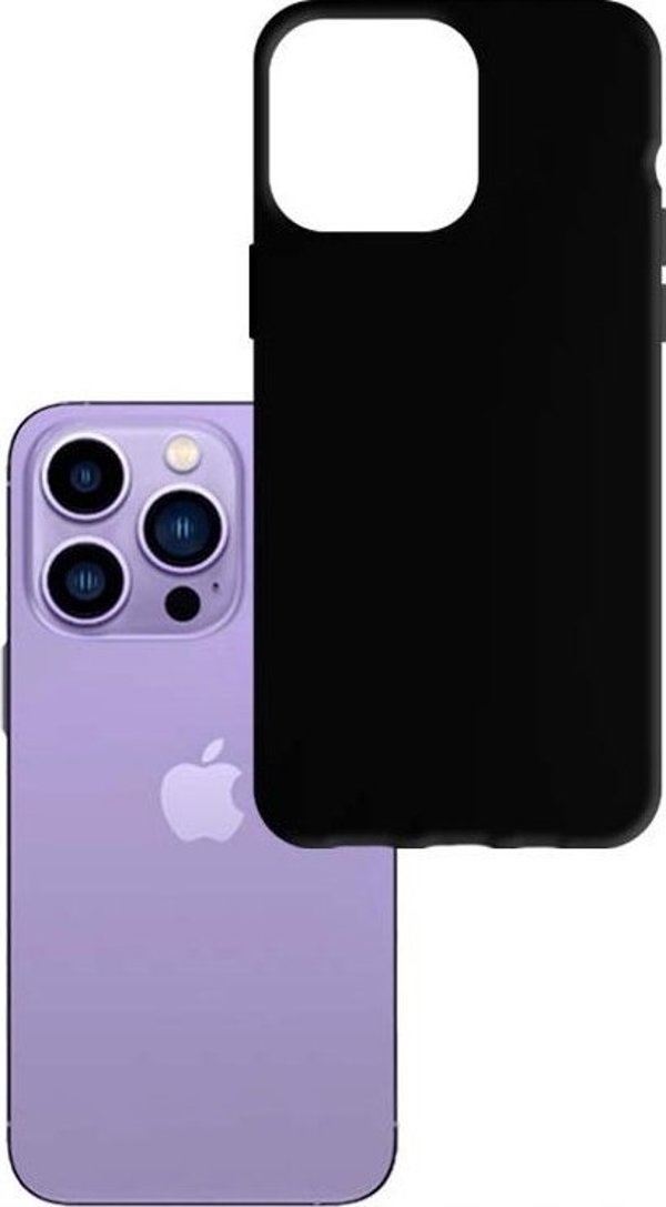 Θήκη 3MK Matt Case για Apple iPhone 14 Pro, Μαύρη, Ανθεκτική Προστασία