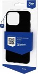 Θήκη 3MK Matt Case για Apple iPhone 14 Pro, Μαύρη, Ανθεκτική Προστασία