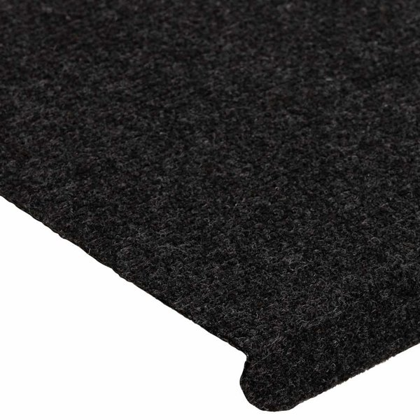 Maty na schody samoprzylepne 30 szt. Czarne 65x24,5x3,5 cm