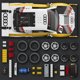 MATTEL BRICK SHOP HOT WHEELS Elite Audi R8 LMS konstruktorius