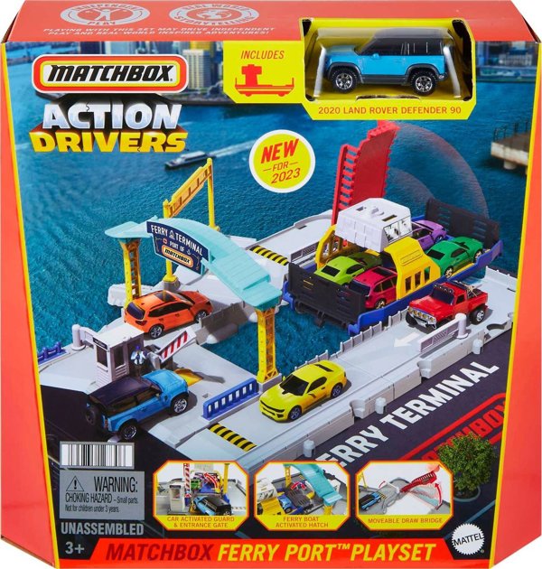 Mattel Zestaw Matchbox Prawdziwe Przygody Port