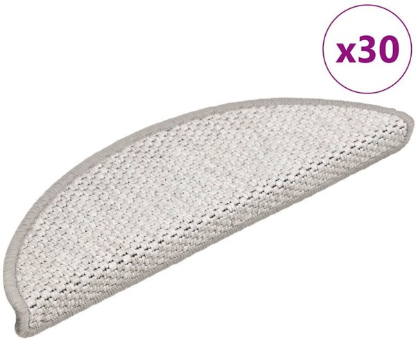 Maty na schody samoprzylepne Sisal-Look 30 szt. 56x17x3 cm Lumarko! Lumarko!
