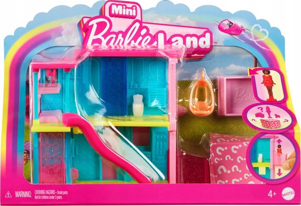 Mattel Barbie The Movie Κουκλόσπιτο BarbieLand HYF46 - Κουκλόσπιτο για Παιδιά 4+ Ετών