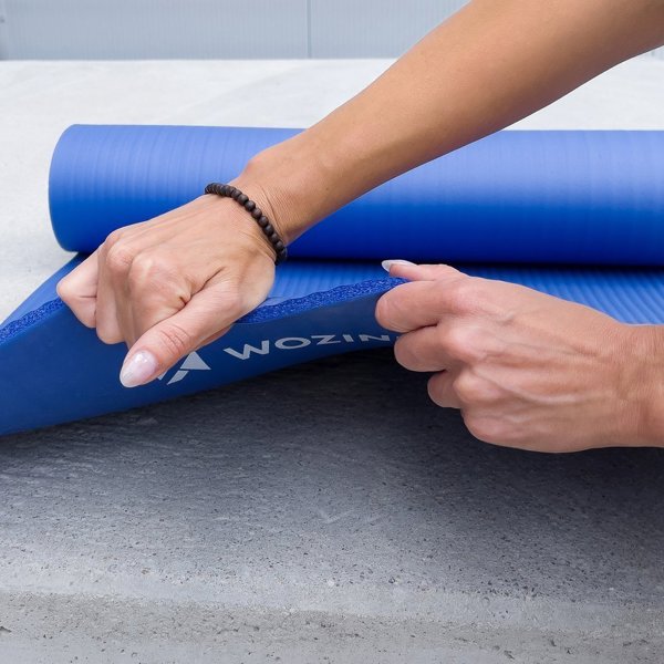 Στρώμα Γυμναστικής WNSP Yoga Mat, Αντιολισθητικό, 181 cm x 63 cm x 1 cm, Ροζ