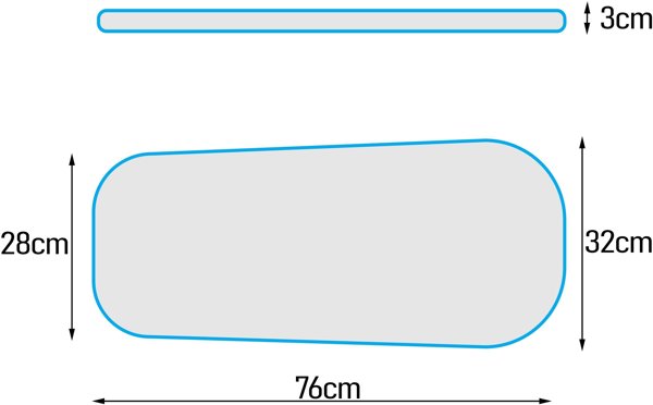 MATERAC CAMINAR TYP 5 NIEBIESKI