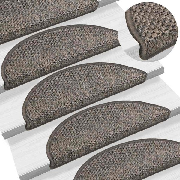 Maty na schody samoprzylepne sizal-look 30 szt. 56x17x3 cm Lumarko! Lumarko!