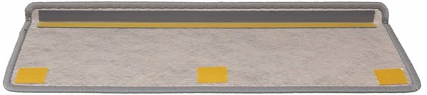 Maty na schody samoprzylepne Sisal-Look 30 szt. 65x21x4 cm Lumarko!