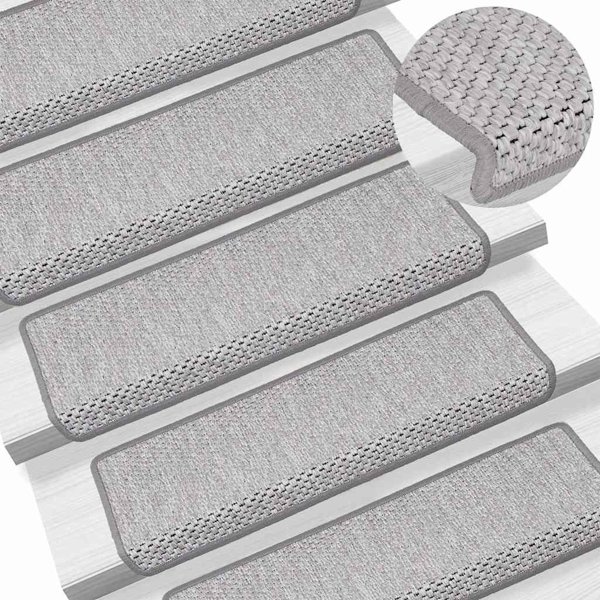 Maty na schody samoprzylepne Sisal-Look 30 szt. 65x21x4 cm Lumarko!