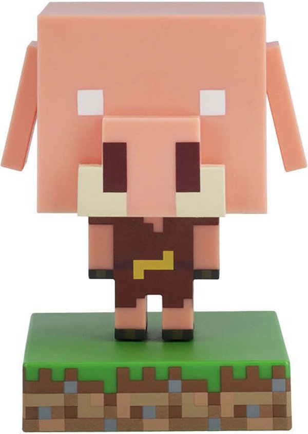 Mattel Φωτιστικό Minecraft Piglin, Διακοσμητικό Φωτιστικό Δωματίου 12εκ.