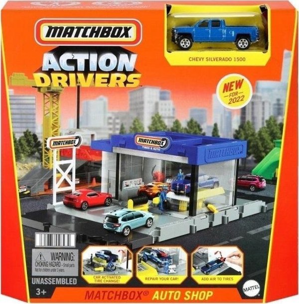 Mattel Matchbox Prawdziwe Przygody. Zestaw startowy HDL34