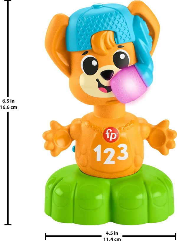 Mattel Fisher-Price Linkimals Εκπαιδευτικό Παιχνίδι Μουσικά Αντίθετα HYL37, Για Βρέφη 9+ Μηνών