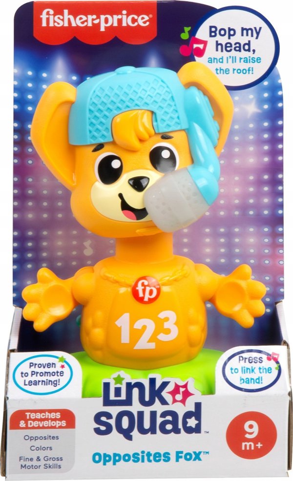 Mattel Fisher-Price Linkimals Εκπαιδευτικό Παιχνίδι Μουσικά Αντίθετα HYL37, Για Βρέφη 9+ Μηνών