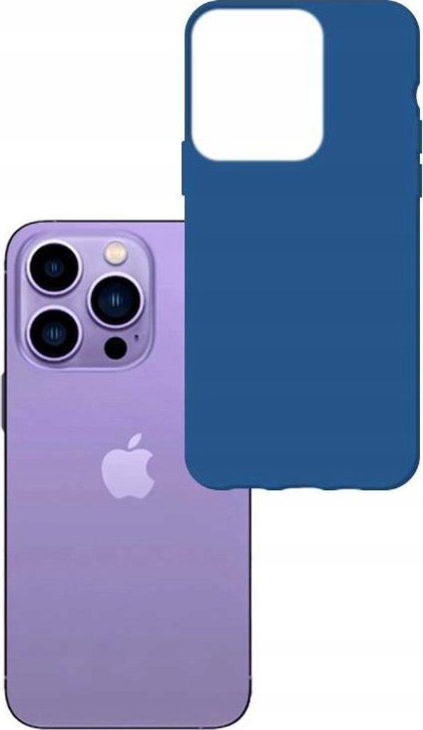 Θήκη 3MK Matt Case για Apple iPhone 14 Pro Max, Ματ Προστασία, Blueberry