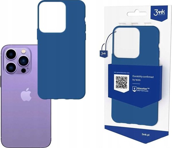 Θήκη 3MK Matt Case για Apple iPhone 14 Pro Max, Ματ Προστασία, Blueberry