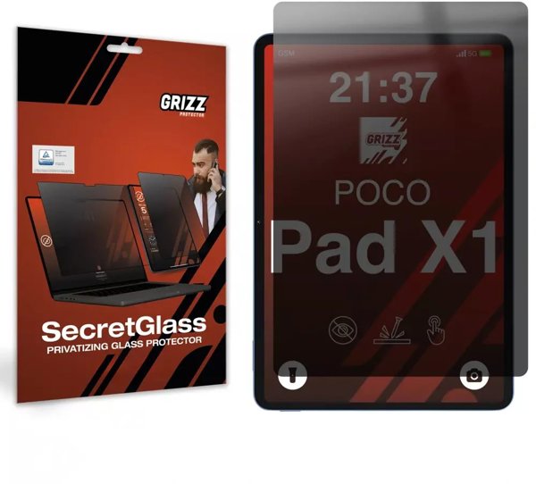 Ματ γυαλι ιδιωτικοτητας GrizzGlass SecretGlass για Xiaomi POCO Pad X1
