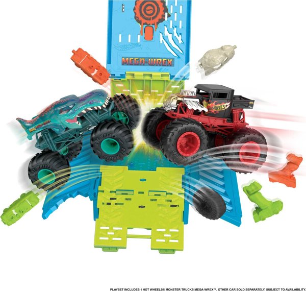 Mattel Wyrzutnia Monster Trucks Mega-Wrex  (HNC29)