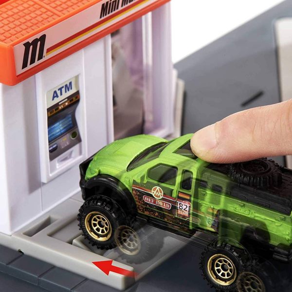 Matchbox  Prawdziwe Przygody Zestaw startowy Stacja benzynowa GVY82_GVY84