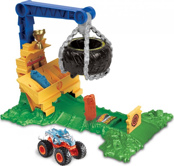 Mattel Hot Wheels Monster Trucks Arena Smashers Masywny ladunek HTP18