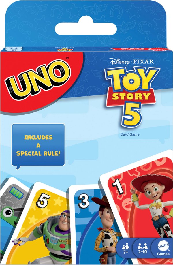 Mattel Games UNO Toy Story 5 Επιτραπέζιο Παιχνίδι Κάρτες (JLN03)