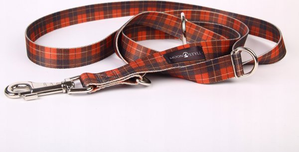 Matteo Λουρί Σκύλου Ρυθμιζόμενο Scottish Καρό 20mm/220cm