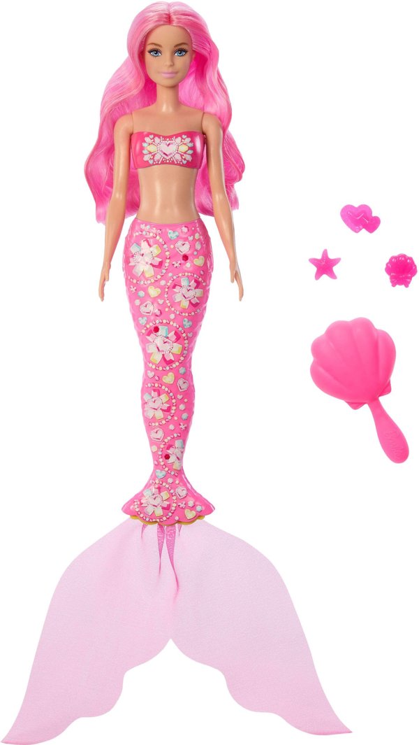 Mattel BARBIE COLOR REVEAL undinės siurprizų rinkinys, brangakmenių serija (JMW61)